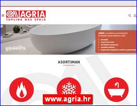 Sanitarije, vodooprema, www.agria.hr