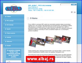 PVC, aluminijumska stolarija, www.albaj.rs