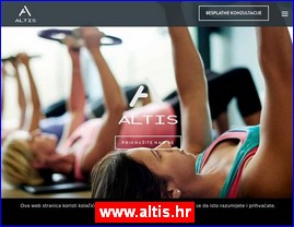 Sportski klubovi, atletika, atletski klubovi, gimnastika, gimnastički klubovi, aerobik, pilates, Yoga, www.altis.hr