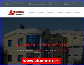 PVC, aluminijumska stolarija, www.aluminex.rs
