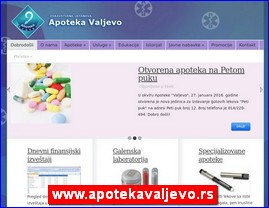 Lekovi, preparati, apoteke, www.apotekavaljevo.rs