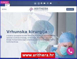 Ordinacije, lekari, bolnice, banje, laboratorije, www.arithera.hr