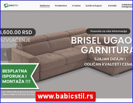 Nameštaj, Srbija, www.babicstil.rs