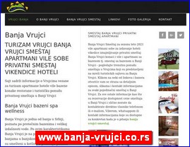 Hoteli, moteli, hosteli,  apartmani, smeštaj, www.banja-vrujci.co.rs