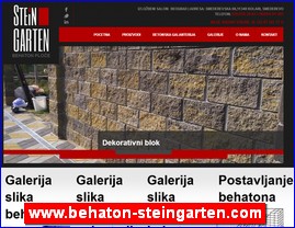 Građevinarstvo, građevinska oprema, građevinski materijal, www.behaton-steingarten.com