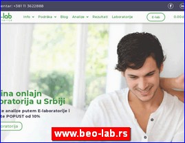 Ordinacije, lekari, bolnice, banje, laboratorije, www.beo-lab.rs