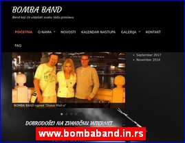 Muziari, bendovi, folk, pop, rok, www.bombaband.in.rs