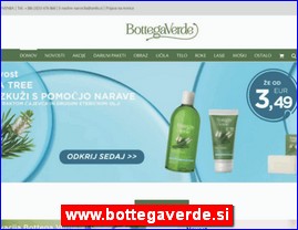 Kozmetika, kozmetiki proizvodi, www.bottegaverde.si