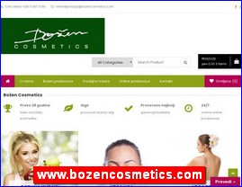 Kozmetika, kozmetiki proizvodi, www.bozencosmetics.com