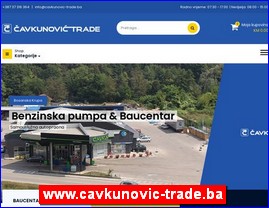 Sanitarije, vodooprema, www.cavkunovic-trade.ba
