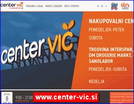 Sportska oprema, www.center-vic.si