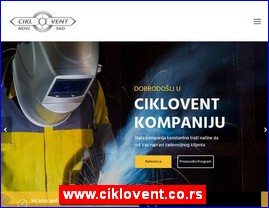 Građevinske firme, Srbija, www.ciklovent.co.rs