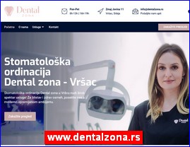 Ordinacije, lekari, bolnice, banje, laboratorije, www.dentalzona.rs