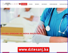 Ordinacije, lekari, bolnice, banje, laboratorije, www.dztesanj.ba