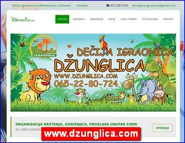 Igraonice, rođendaonice, www.dzunglica.com