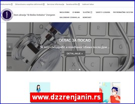 Ordinacije, lekari, bolnice, banje, laboratorije, www.dzzrenjanin.rs