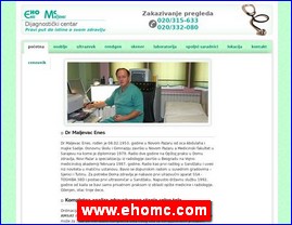 Ordinacije, lekari, bolnice, banje, laboratorije, www.ehomc.com