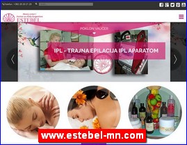 Frizeri, saloni lepote, kozmetiki saloni, www.estebel-mn.com