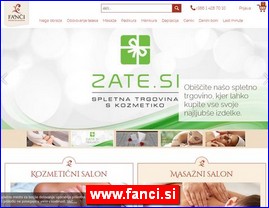 Frizeri, saloni lepote, kozmetiki saloni, www.fanci.si