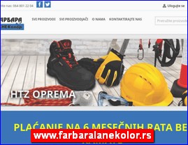 Industrija, zanatstvo, alati, Srbija, www.farbaralanekolor.rs