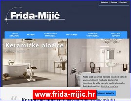 Sanitarije, vodooprema, www.frida-mijic.hr