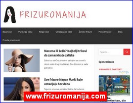 Frizeri, saloni lepote, kozmetiki saloni, www.frizuromanija.com
