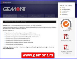 Građevinske firme, Srbija, www.gemont.rs