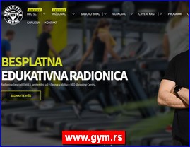 Fitnes, fitness centri, teretane, www.gym.rs