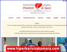 Ordinacije, lekari, bolnice, banje, laboratorije, www.hiperbaricnakomora.com