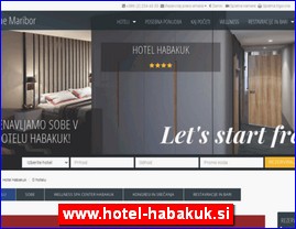 Hoteli, moteli, hosteli,  apartmani, smeštaj, www.hotel-habakuk.si
