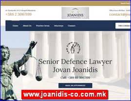 Advokati, advokatske kancelarije, www.joanidis-co.com.mk