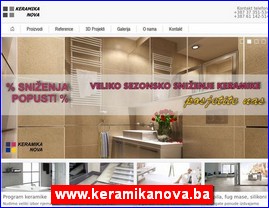 Sanitarije, vodooprema, www.keramikanova.ba