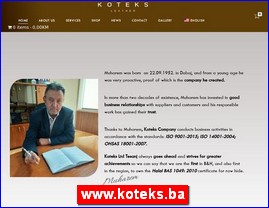 Radna odeća, zaštitna odeća, obuća, HTZ oprema, www.koteks.ba