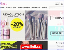 Kozmetika, kozmetiki proizvodi, www.licila.si