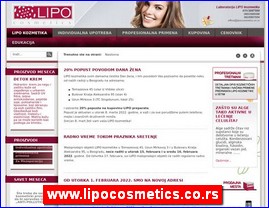 Kozmetika, kozmetiki proizvodi, www.lipocosmetics.co.rs