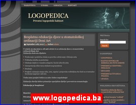 Ordinacije, lekari, bolnice, banje, laboratorije, www.logopedica.ba