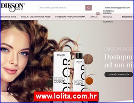 Frizeri, saloni lepote, kozmetiki saloni, www.lolita.com.hr