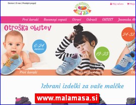 Oprema za decu i bebe, www.malamasa.si