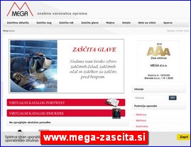 Radna odeća, zaštitna odeća, obuća, HTZ oprema, www.mega-zascita.si