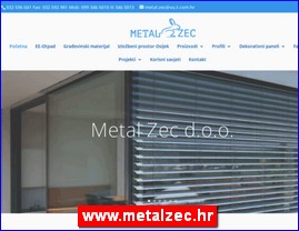 PVC, aluminijumska stolarija, www.metalzec.hr