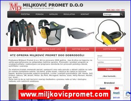 Radna odeća, zaštitna odeća, obuća, HTZ oprema, www.miljkovicpromet.com