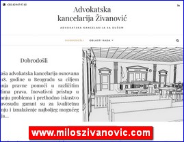 Advokati, advokatske kancelarije, www.miloszivanovic.com
