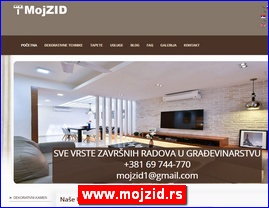 Moleri, kreenje, gipsani radovi, www.mojzid.rs