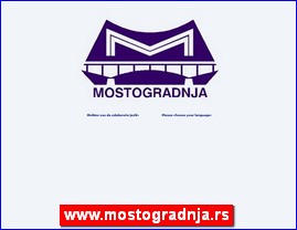 Građevinske firme, Srbija, www.mostogradnja.rs