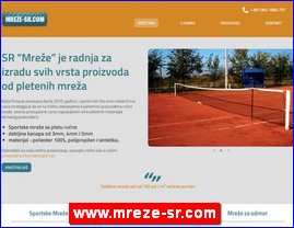 Sportska oprema, www.mreze-sr.com