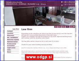 Advokati, advokatske kancelarije, www.odgp.si