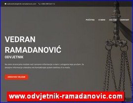 Advokati, advokatske kancelarije, www.odvjetnik-ramadanovic.com