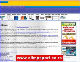 Sportska oprema, www.olimpsport.co.rs
