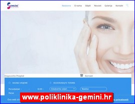 Ordinacije, lekari, bolnice, banje, laboratorije, www.poliklinika-gemini.hr