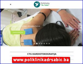 Ordinacije, lekari, bolnice, banje, laboratorije, www.poliklinikadrsabic.ba